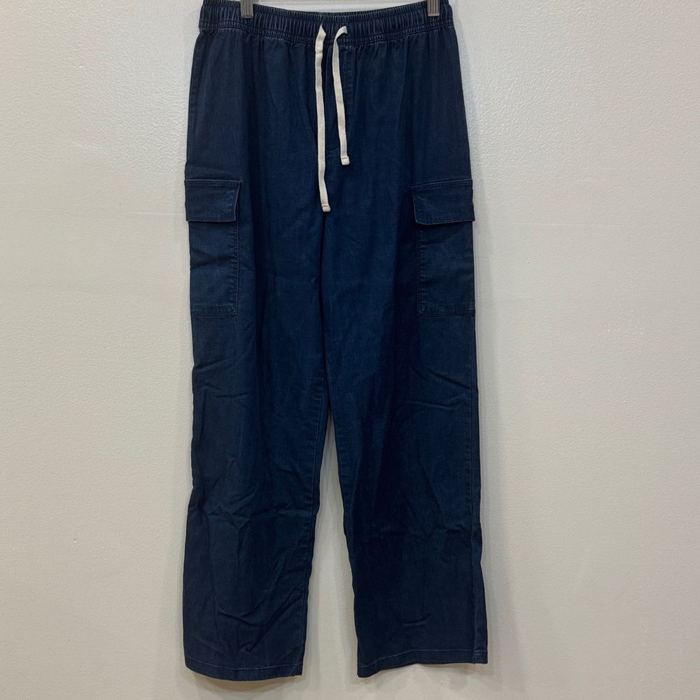 Children's Navy Cargo Trousers